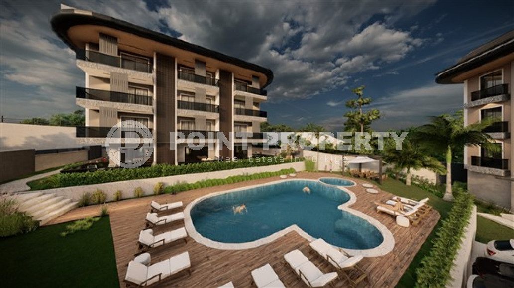 Дуплексные апартаменты различных планировок с площадью 118 - 214 м2, центр Аланьи, Хасбахче-id-3234-фото-7