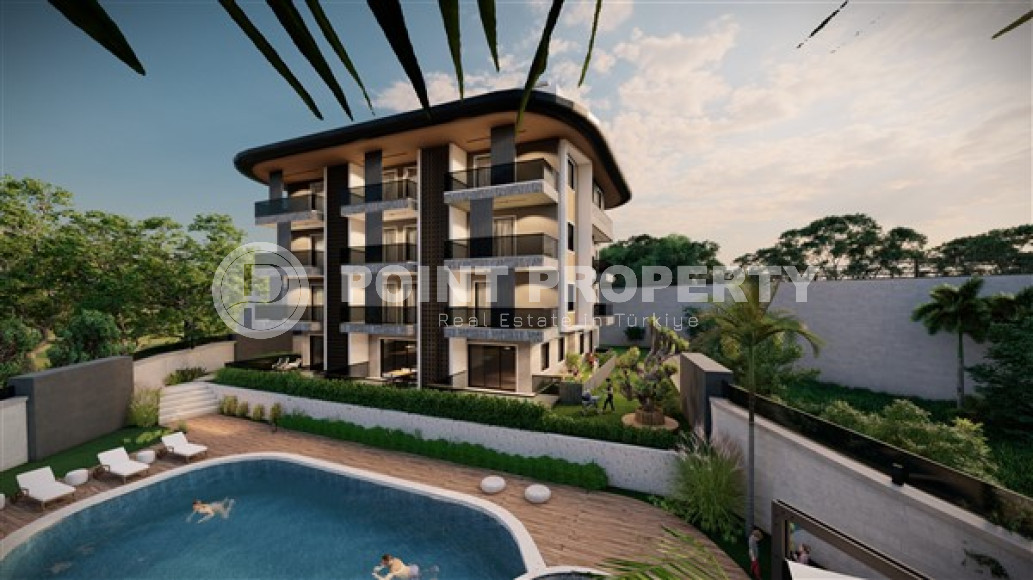 Duplex apartments of various layouts with an area of 118 - 214 m2, Alanya center, Hasbahce-id-3234-photo-8