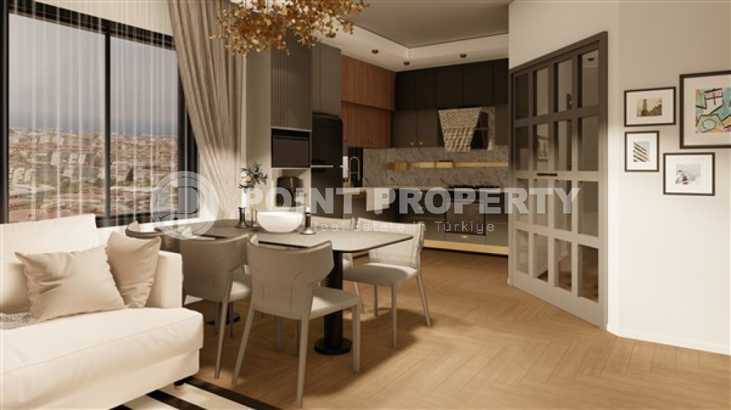 Duplex apartments of various layouts with an area of 118 - 214 m2, Alanya center, Hasbahce-id-3234-photo-14
