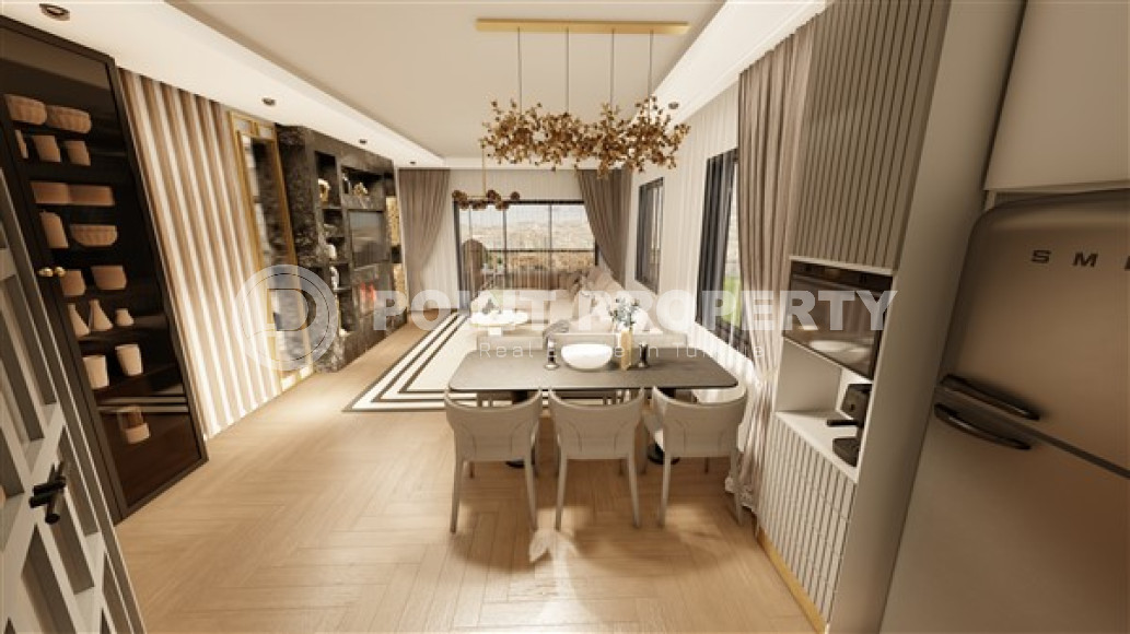 Дуплексные апартаменты различных планировок с площадью 118 - 214 м2, центр Аланьи, Хасбахче-id-3234-фото-16