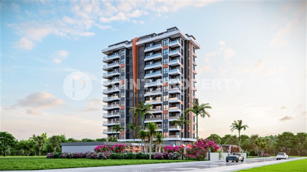 Квартиры и пентхаусы с площадью 45 - 210 м2 в роскошном инвестиционном проекте, Махмутлар, Аланья-id-3237-фото-2