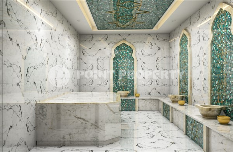 Квартиры и пентхаусы с площадью 45 - 210 м2 в роскошном инвестиционном проекте, Махмутлар, Аланья-id-3237-фото-11