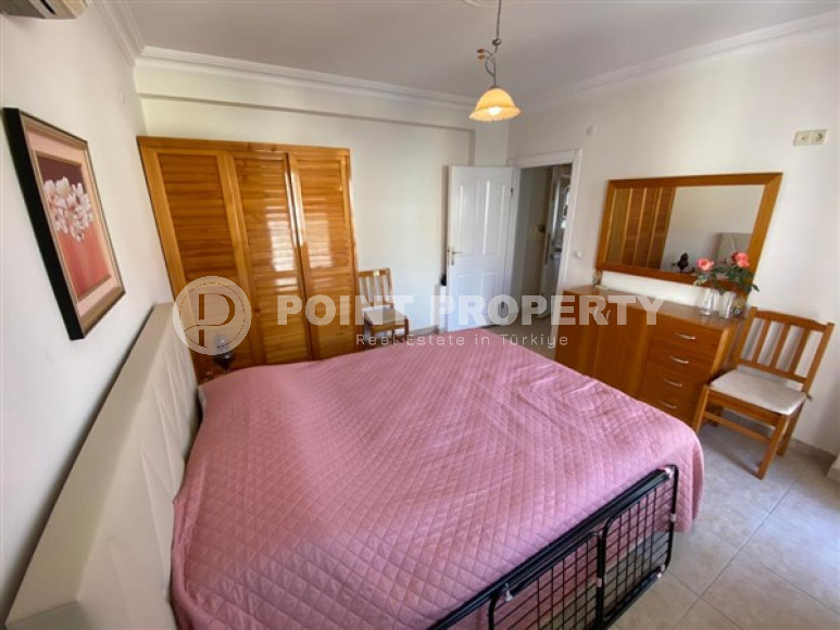 Уютная трёхкомнатная квартира с видом на крепость и аланийскую террасу, центр, Аланья-id-3238-фото-2