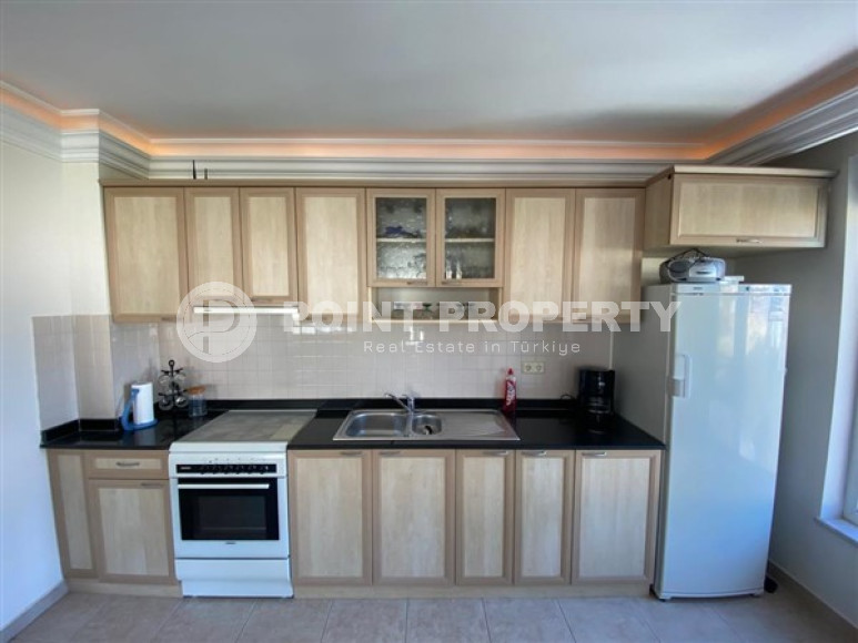 Уютная трёхкомнатная квартира с видом на крепость и аланийскую террасу, центр, Аланья-id-3238-фото-4