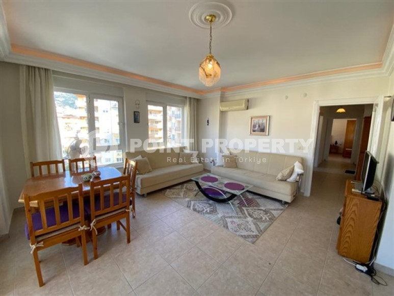 Уютная трёхкомнатная квартира с видом на крепость и аланийскую террасу, центр, Аланья-id-3238-фото-6