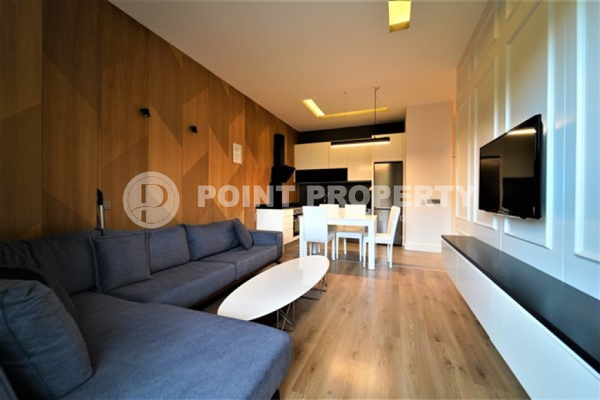 Apartment 1+1 with new furniture 350 meters from Cleopatra Beach, center, Alanya-id-3239-photo-1
