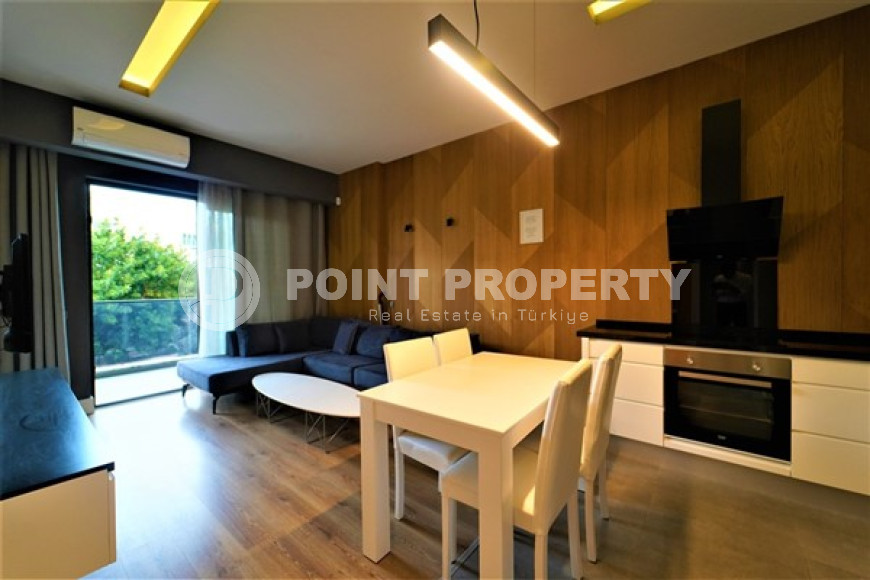 Апартаменты 1+1 с новой мебелью в 350 метрах от пляжа Клеопатры, центр, Аланья-id-3239-фото-6