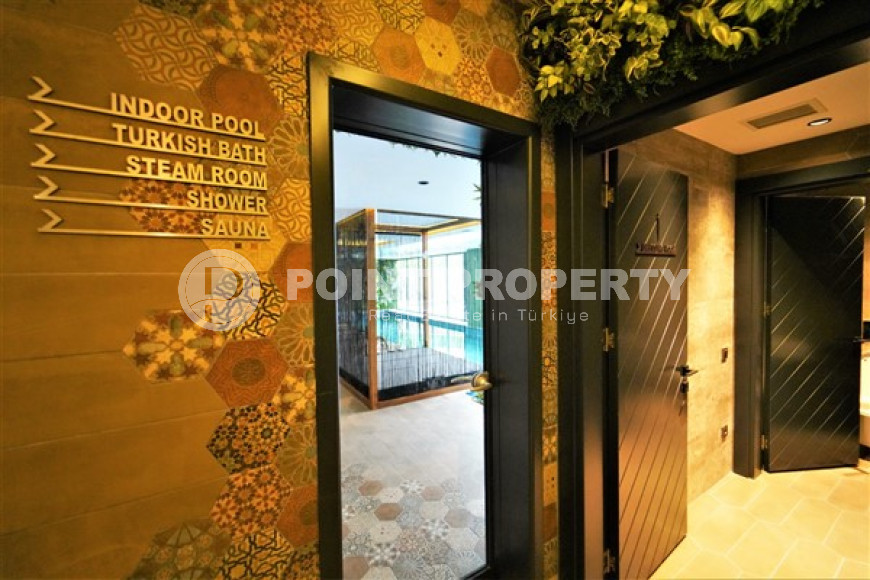 Апартаменты 1+1 с новой мебелью в 350 метрах от пляжа Клеопатры, центр, Аланья-id-3239-фото-15