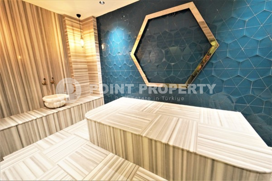 Апартаменты 1+1 с новой мебелью в 350 метрах от пляжа Клеопатры, центр, Аланья-id-3239-фото-18