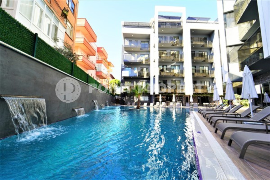 Апартаменты 1+1 с новой мебелью в 350 метрах от пляжа Клеопатры, центр, Аланья-id-3239-фото-20