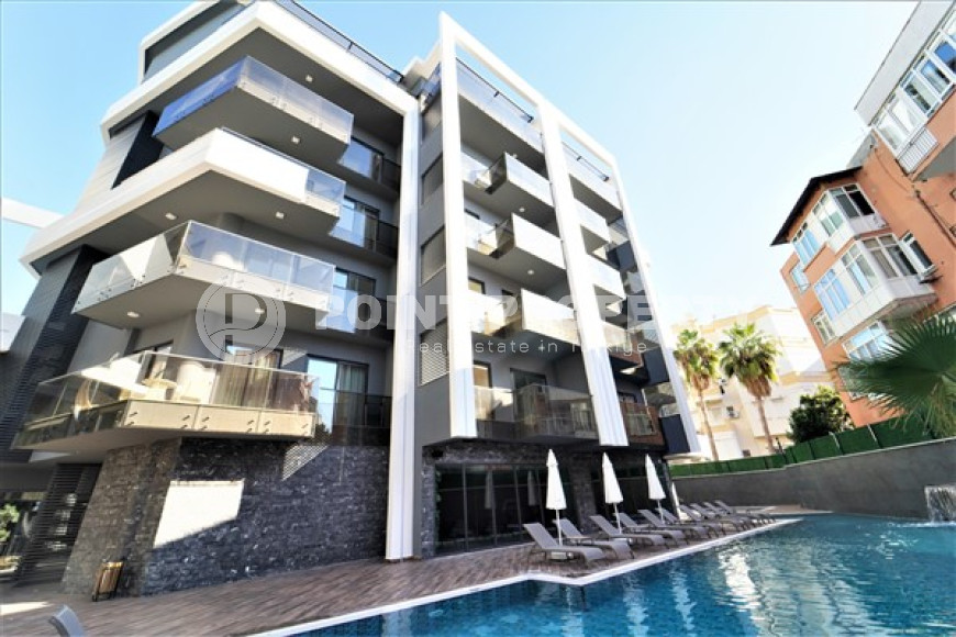 Апартаменты 1+1 с новой мебелью в 350 метрах от пляжа Клеопатры, центр, Аланья-id-3239-фото-22