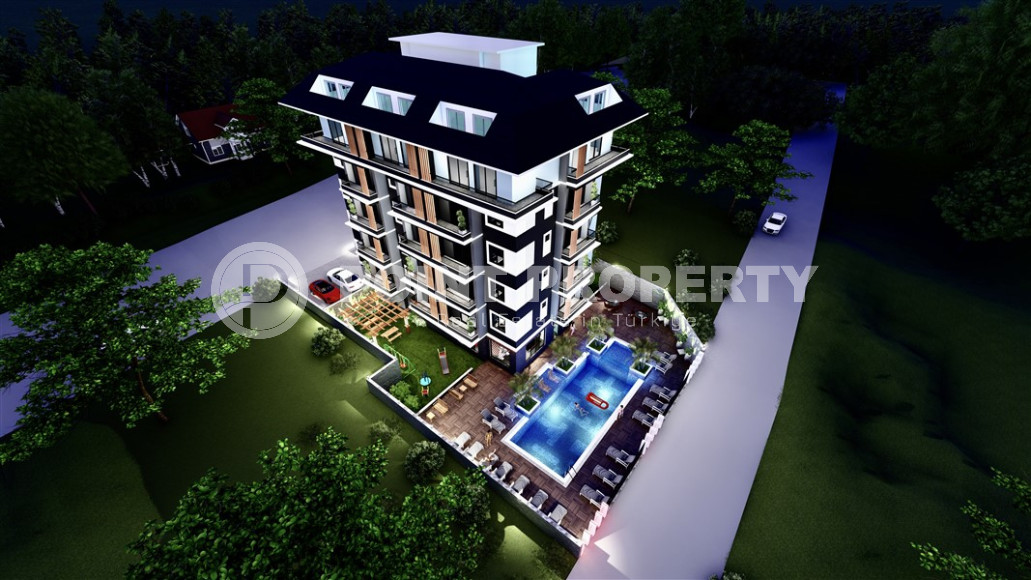 Новый инвестиционный проект малоквартирного комплекса с инфраструктурой в районе Алании – Авсаллар, 2000м от моря-id-1289-фото-2