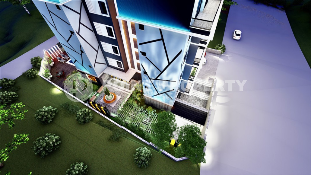 Новый инвестиционный проект малоквартирного комплекса с инфраструктурой в районе Алании – Авсаллар, 2000м от моря-id-1289-фото-7