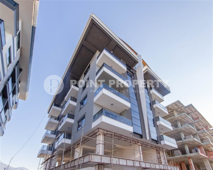 Апартаменты с одной спальней в новом комплексе в 150 метрах от моря, Каргыджак, Аланья-id-3243-фото-3