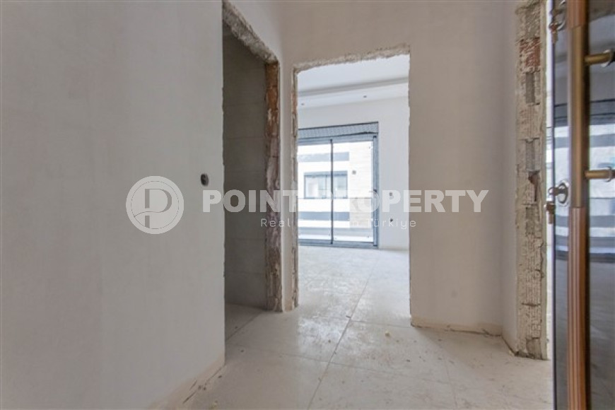 Апартаменты с одной спальней в новом комплексе в 150 метрах от моря, Каргыджак, Аланья-id-3243-фото-4