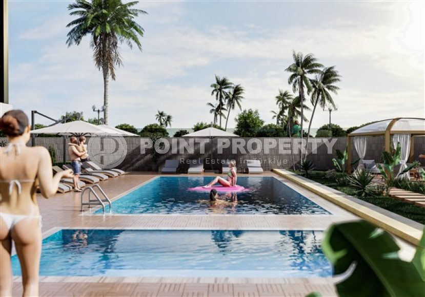 Апартаменты с одной спальней, садовые дуплексы и двухуровневые пентхаусы площадью от 69 до 252 м² в новом проекте в Кестеле, Аланья-id-3244-фото-9