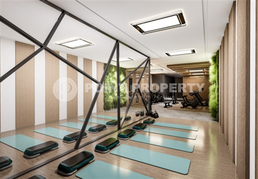 Апартаменты с одной спальней, садовые дуплексы и двухуровневые пентхаусы площадью от 69 до 252 м² в новом проекте в Кестеле, Аланья-id-3244-фото-13