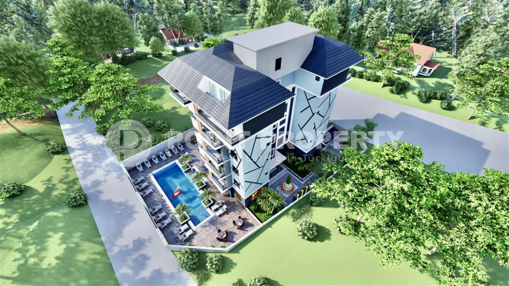 Новый инвестиционный проект малоквартирного комплекса с инфраструктурой в районе Алании – Авсаллар, 2000м от моря-id-1289-фото-9