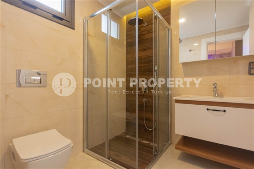 Стильная квартира с двумя спальнями в жилом комплексе на первой линии, Махмутлар, Аланья-id-3245-фото-11