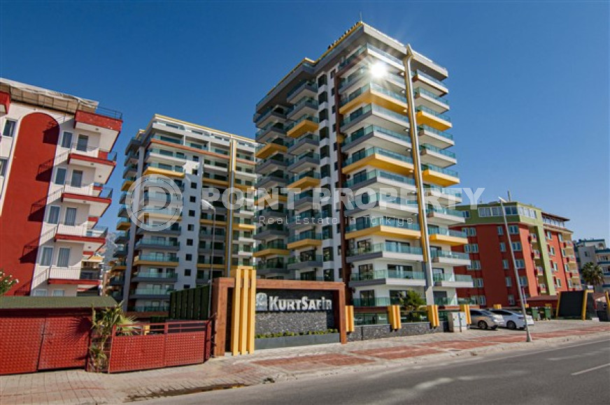 Стильная квартира с двумя спальнями в жилом комплексе на первой линии, Махмутлар, Аланья-id-3245-фото-13