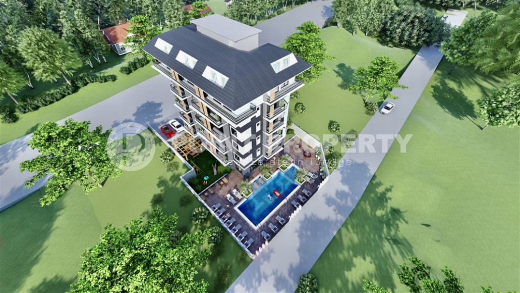 Новый инвестиционный проект малоквартирного комплекса с инфраструктурой в районе Алании – Авсаллар, 2000м от моря-id-1289-фото-11