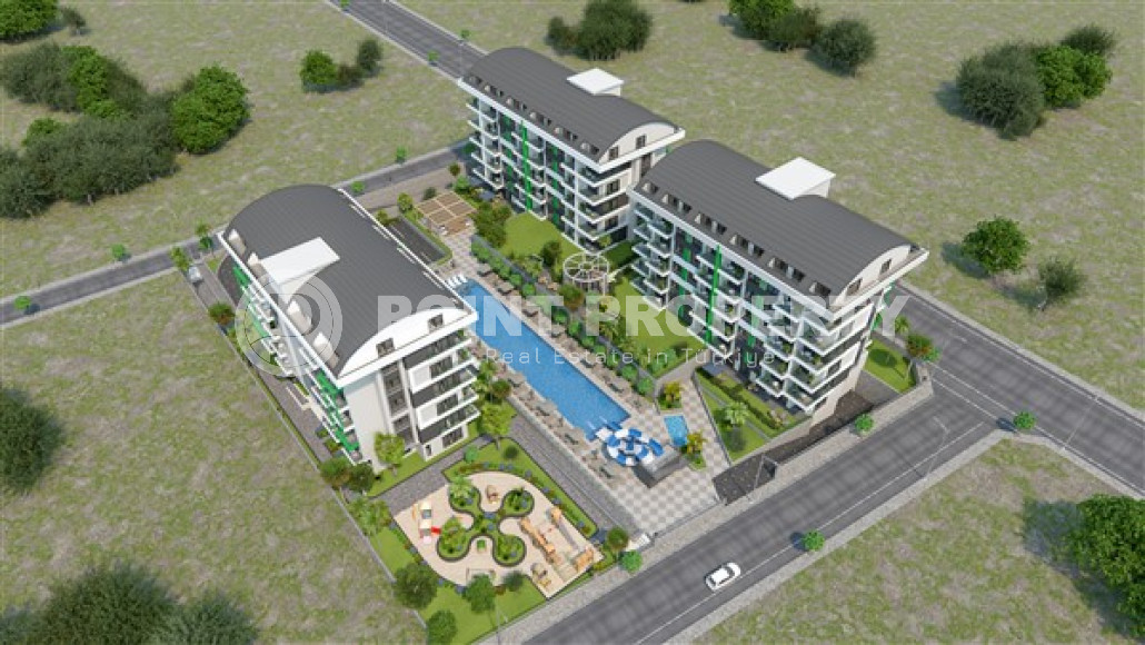 Роскошный инвестиционный проект на стадии строительства в районе Каргыджак, Аланья, квартиры 48 - 150 м2-id-3247-фото-11