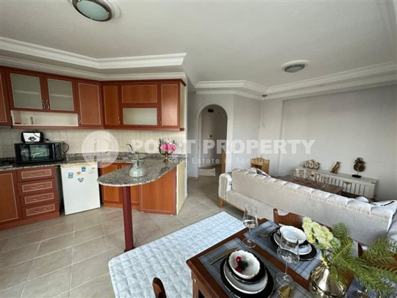 Небольшая квартира с площадью 55 м2 в пятистах метрах от моря, район Тосмур, Аланья-id-3250-фото-6