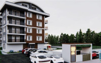 Apartment of 55 m² with one bedroom in a new complex, Upper Oba, Alanya-id-3251-photo-1