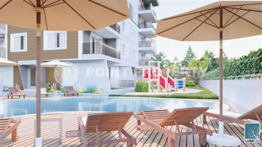 Apartment of 55 m² with one bedroom in a new complex, Upper Oba, Alanya-id-3251-photo-5