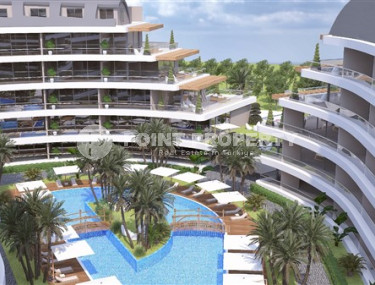 Апартаменты планировок 1+1, 2+1, пентхаусы 3+1, 4+1 для инвестиций в комплексе с роскошной инфраструктурой, верхняя Оба, Аланья-id-3253-фото-1