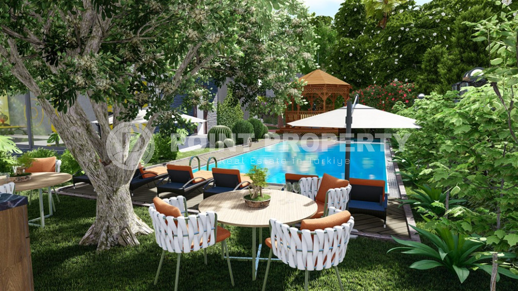 Boutique project in Avsallar surrounded by nature. A package of household appliances as a gift!-id-1035-photo-8