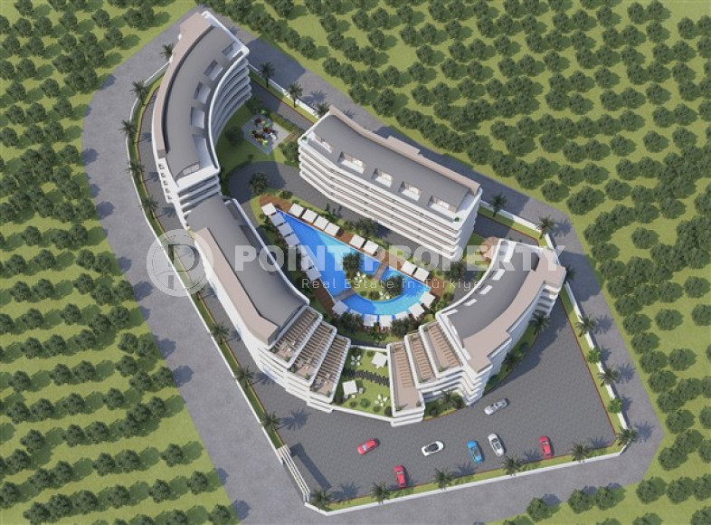 Apartments with layouts 1+1, 2+1, penthouses 3+1, 4+1 for investment in a complex with luxury infrastructure, Upper Oba, Alanya-id-3253-photo-2