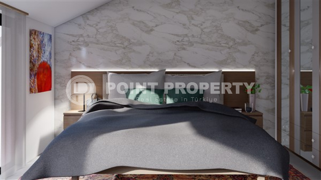 Apartments with an area of 60 - 169 m2 in a comfortable investment project in the Bektas area, Alanya, away from the sea-id-3254-photo-19