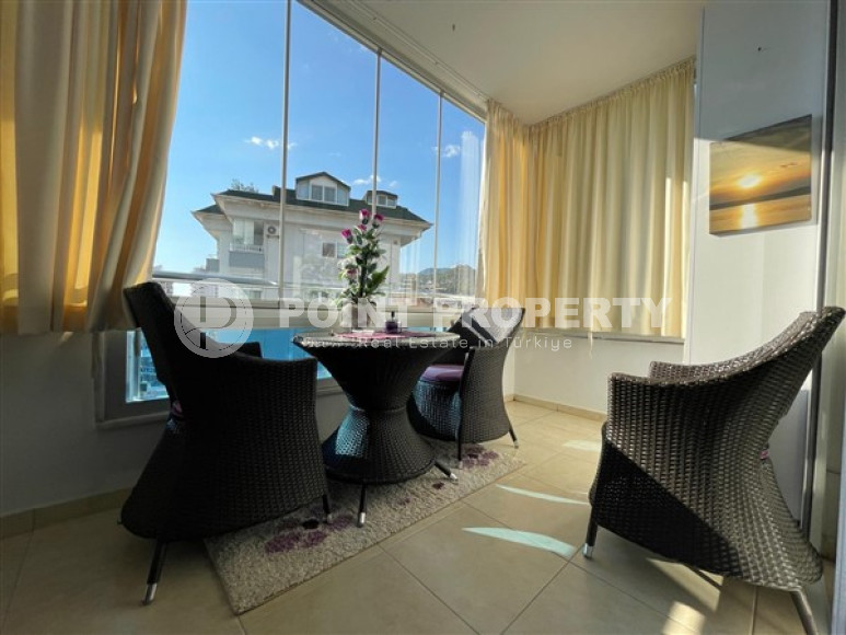 Two-room apartment with an area of 60 m2 in the Cikcilli area, Alanya, on the ninth floor of the building-id-3255-photo-9