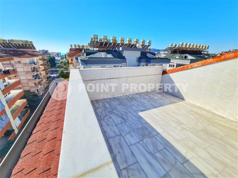 Красивый и просторный пентхаус с четырьмя спальными комнатами в доме 2013 года, район Оба, Аланья-id-3256-фото-2