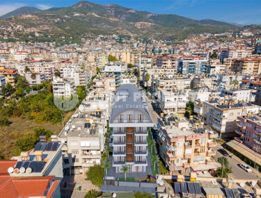 Elite hotel-type complex near Keykubat beach. Apartments 1+1, 2+1 and penthouses 2+1. Favorable prices during the construction phase. 150 m to the sea.-id-1291-photo-2