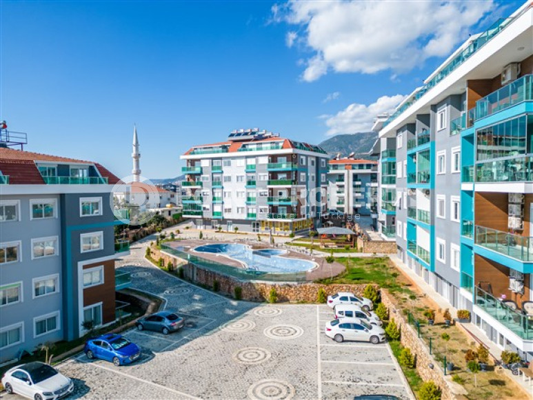 Апартаменты 1+1 с площадью 55 м2 в новом комплексе 2022 года, район Оба, Аланья-id-3257-фото-4