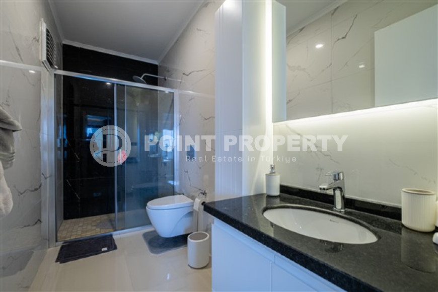 Видовой пентхаус 4+1 в районе Аланьи, Каргыджак, всего в 50 метрах от Средиземного моря-id-3261-фото-12