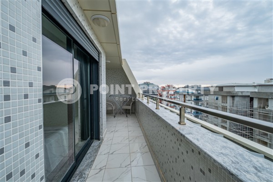 Видовой пентхаус 4+1 в районе Аланьи, Каргыджак, всего в 50 метрах от Средиземного моря-id-3261-фото-20