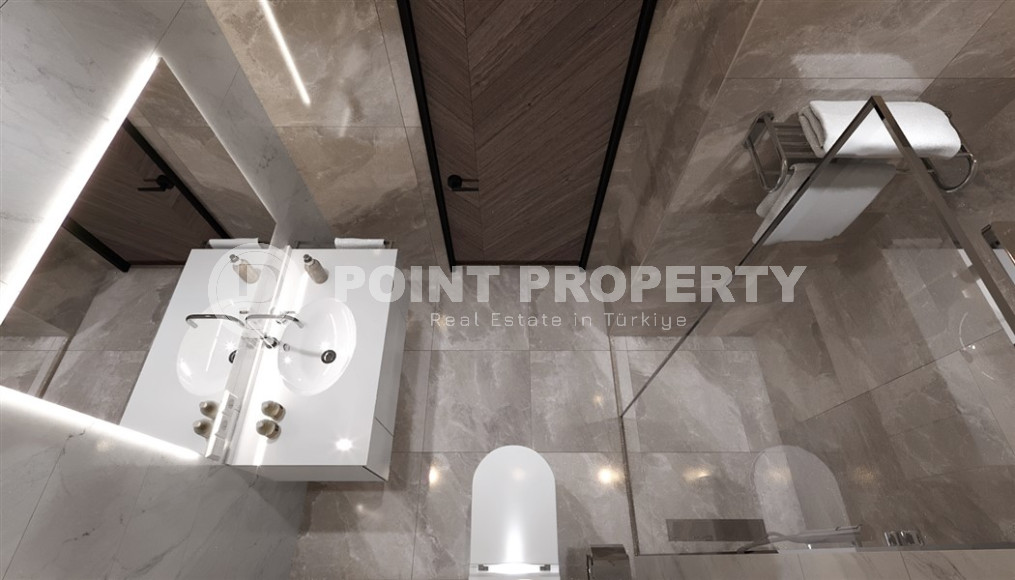 Элитный комплекс отельного типа у пляжа Кейкубат. Квартиры 1+1, 2+1 и пентхаусы 2+1. Выгодные цены на этапе строительства. До моря 150 м.-id-1291-фото-18