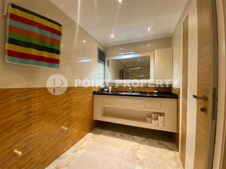 Уютная четырёхкомнатная квартира с площадью 150 м2, центр Аланьи, без мебели-id-3264-фото-14