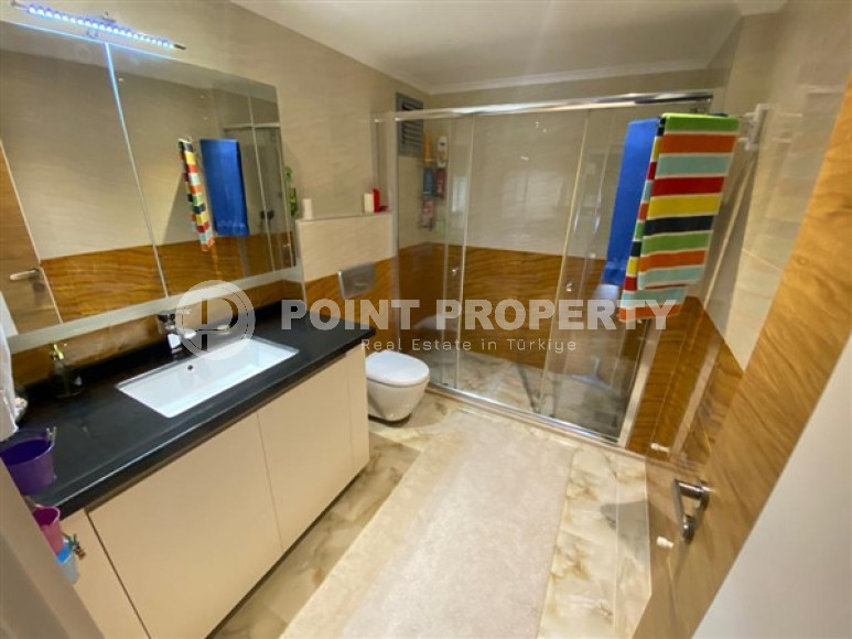 Уютная четырёхкомнатная квартира с площадью 150 м2, центр Аланьи, без мебели-id-3264-фото-18