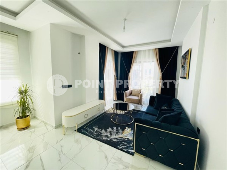 Недорогой компактный пентхаус 80 м2 в районе Махмутлар, Аланья, на пятом этаже и крыше-id-3265-фото-2