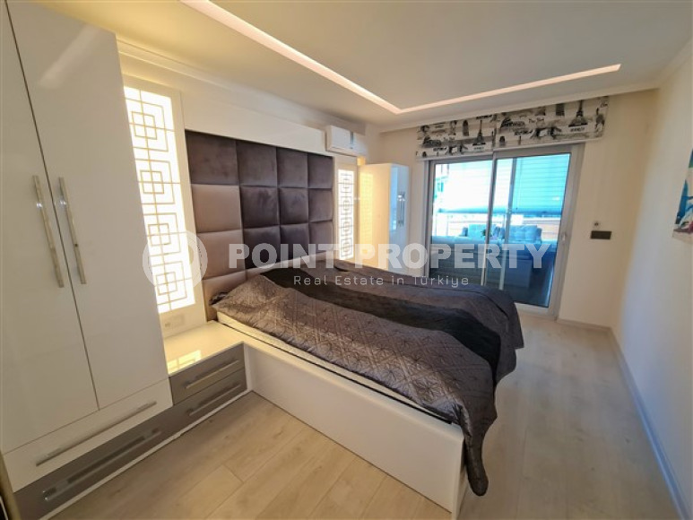 Стильная двухуровневая квартира с площадью 240 м2 в районе Оба, Аланья, с мебелью-id-3266-фото-5