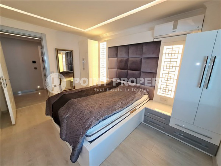 Стильная двухуровневая квартира с площадью 240 м2 в районе Оба, Аланья, с мебелью-id-3266-фото-6