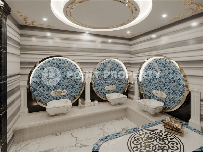 Luxury premium villas in the very center of Alanya. Obtaining Turkish citizenship.-id-1292-photo-14