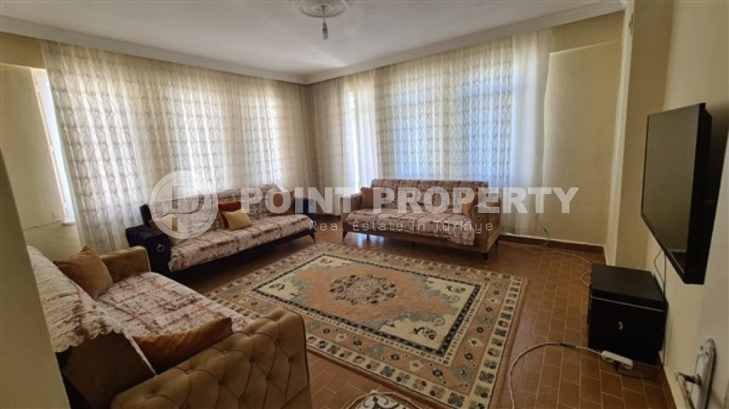 Ухоженная квартира 3+1 с видом на горы и отдельной кухней, центр Аланьи-id-3272-фото-5