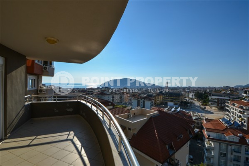 Spacious apartment with an area of 120 m2 in Cikcilli area, Alanya, on the seventh floor of the house-id-3275-photo-2