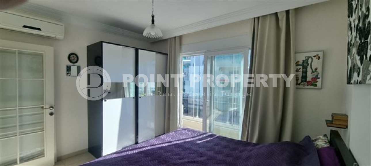 Светлая квартира 1+1 на второй береговой линии, с большим балконом, Тосмур, Аланья-id-3276-фото-2