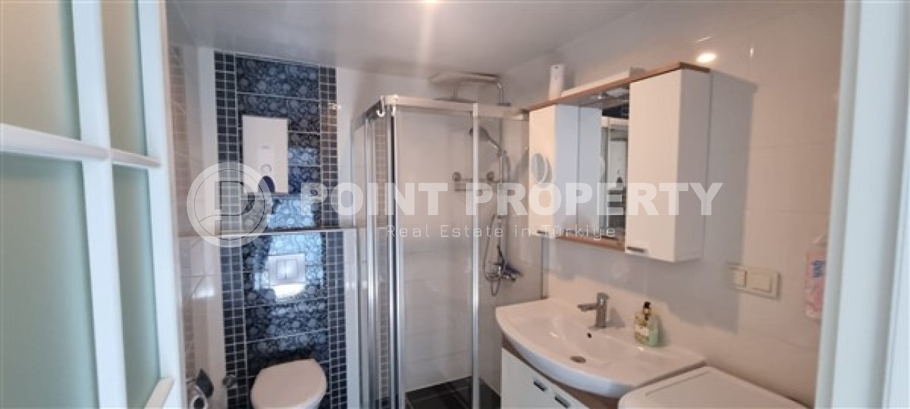 Светлая квартира 1+1 на второй береговой линии, с большим балконом, Тосмур, Аланья-id-3276-фото-3